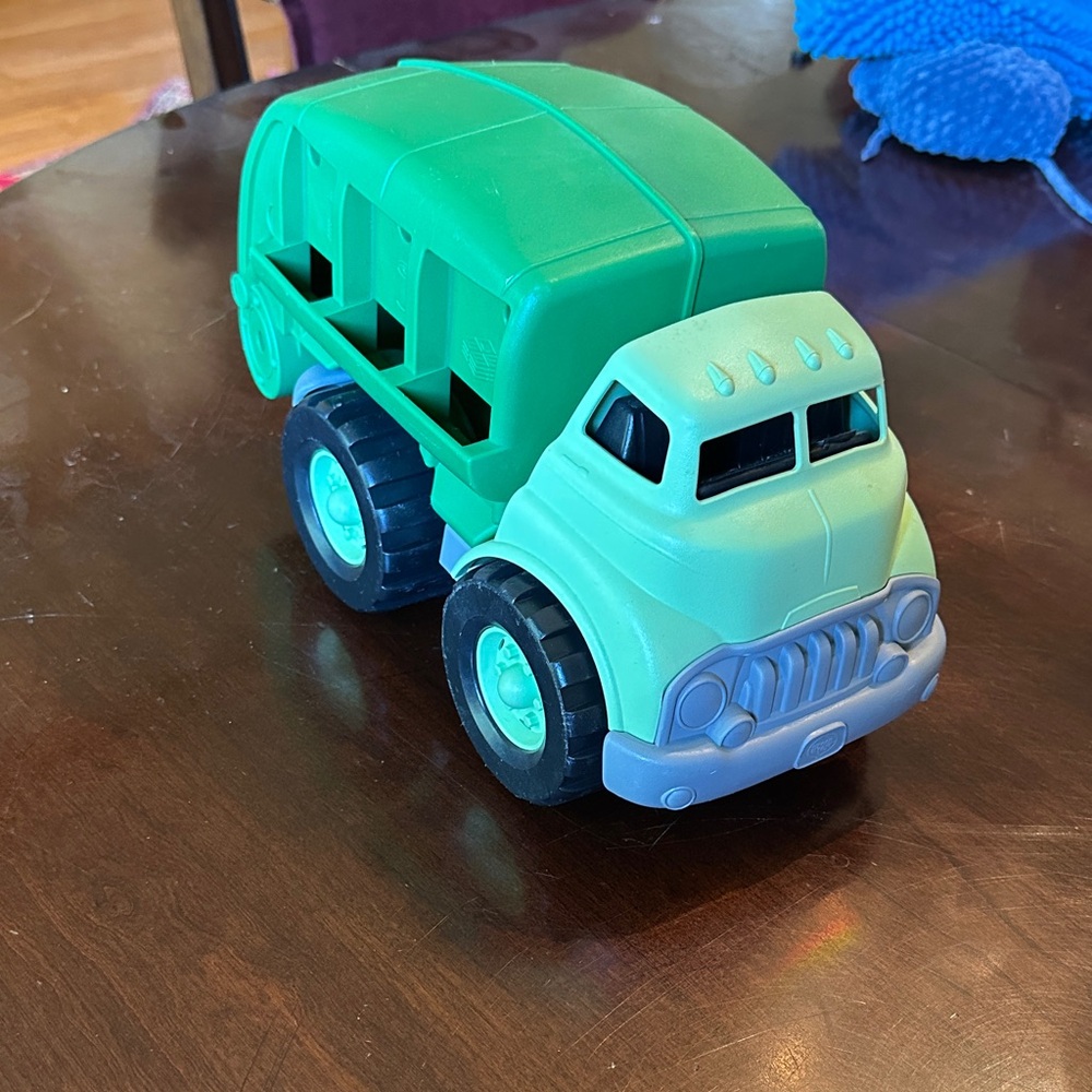 Eco-Friendly Green Toy Truck for Kids